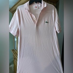 Lacoste L!VE Pink Polo Shirt Unisex